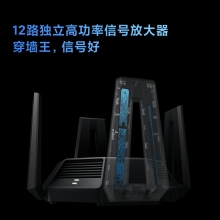 【星際堡壘】小米路由器AX9000家用千兆端口5G三頻無線wifi6增強大戶型穿墻王全屋WiFi光纖電競mesh
