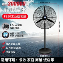 fs-50鋁鎂扇葉-工業(yè)電風扇強力落地扇大風量牛角扇商用機械大功率車間工廠壁掛扇